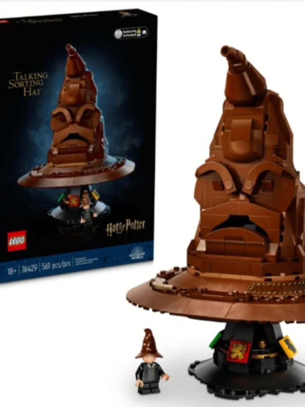 New & Sealed Lego Harry Potter Talking Sorting Hat w Sound Collectible Set 76429